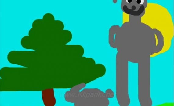 Ёлки - зимний футаж