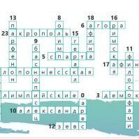 Кроссворд по истории – Древняя Греция